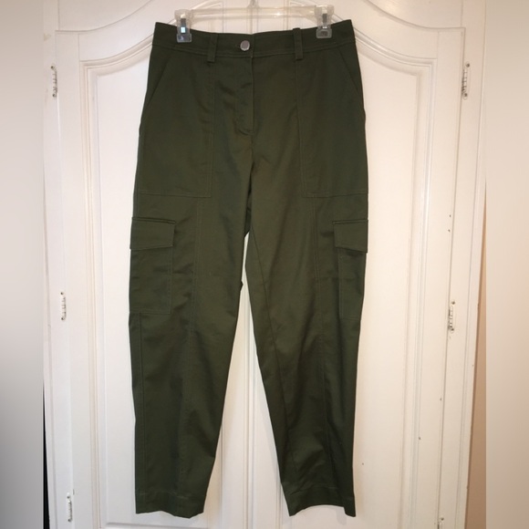Derek Lam 10 Crosby Green Cargo Pants - Picture 2 of 11